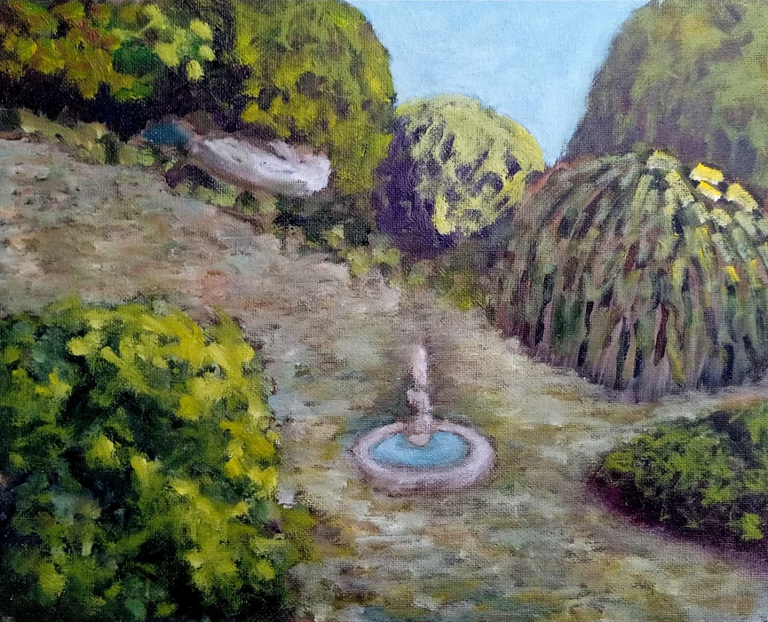 Springbrunnen im Park